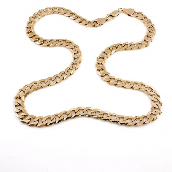 9ct gold 45.1g 20 inch curb Chain